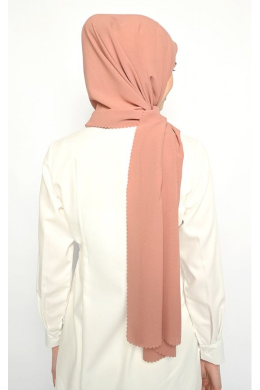 Sarita Pasmina Instan Lasercut Caramel